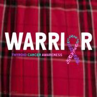 Thyroid Cancer Warrior Thyroid Cancer Awareness Gift Women's Flannel Plaid Pajama Pants thumb 2