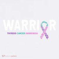 Thyroid Cancer Warrior Thyroid Cancer Awareness Gift Garment-Dyed Sweatshirt thumb 2