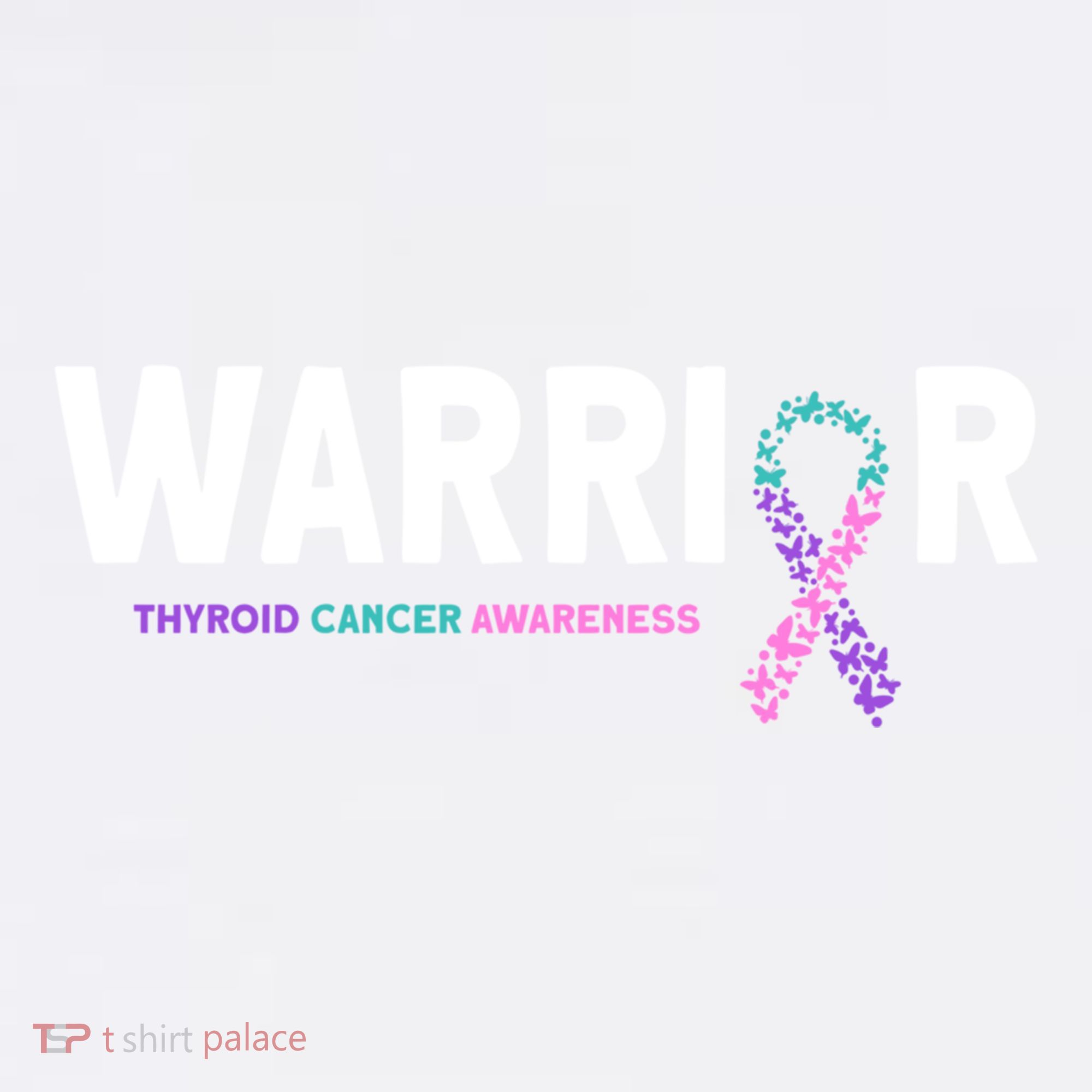 Thyroid Cancer Warrior Thyroid Cancer Awareness Gift Garment-Dyed Sweatshirt