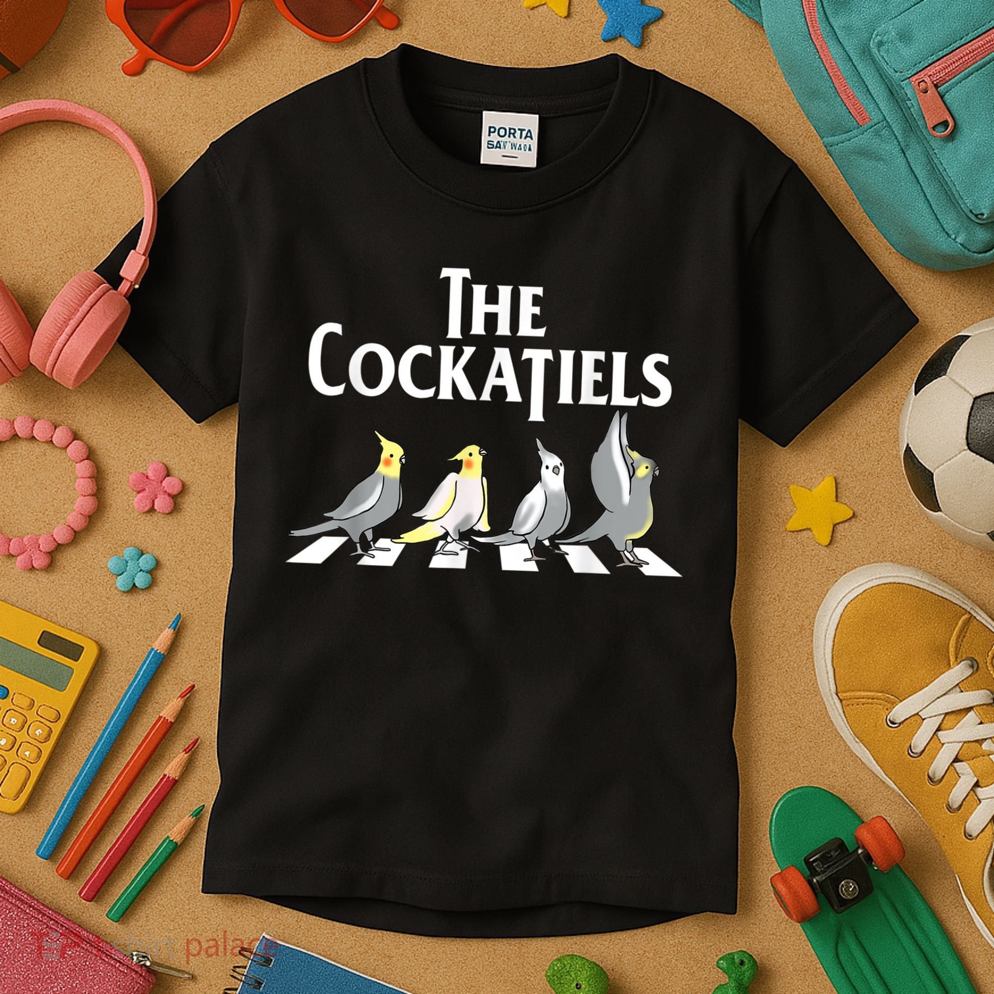 The Cockatiels Weiro Bird Quarrion Parrot Lover Kids T-Shirt