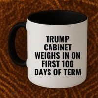 Trump Cabinet Weighs In On First 100 Days Of Term Coffee Mug thumb 2