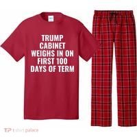 Trump Cabinet Weighs In On First 100 Days Of Term Pajama Set thumb 0