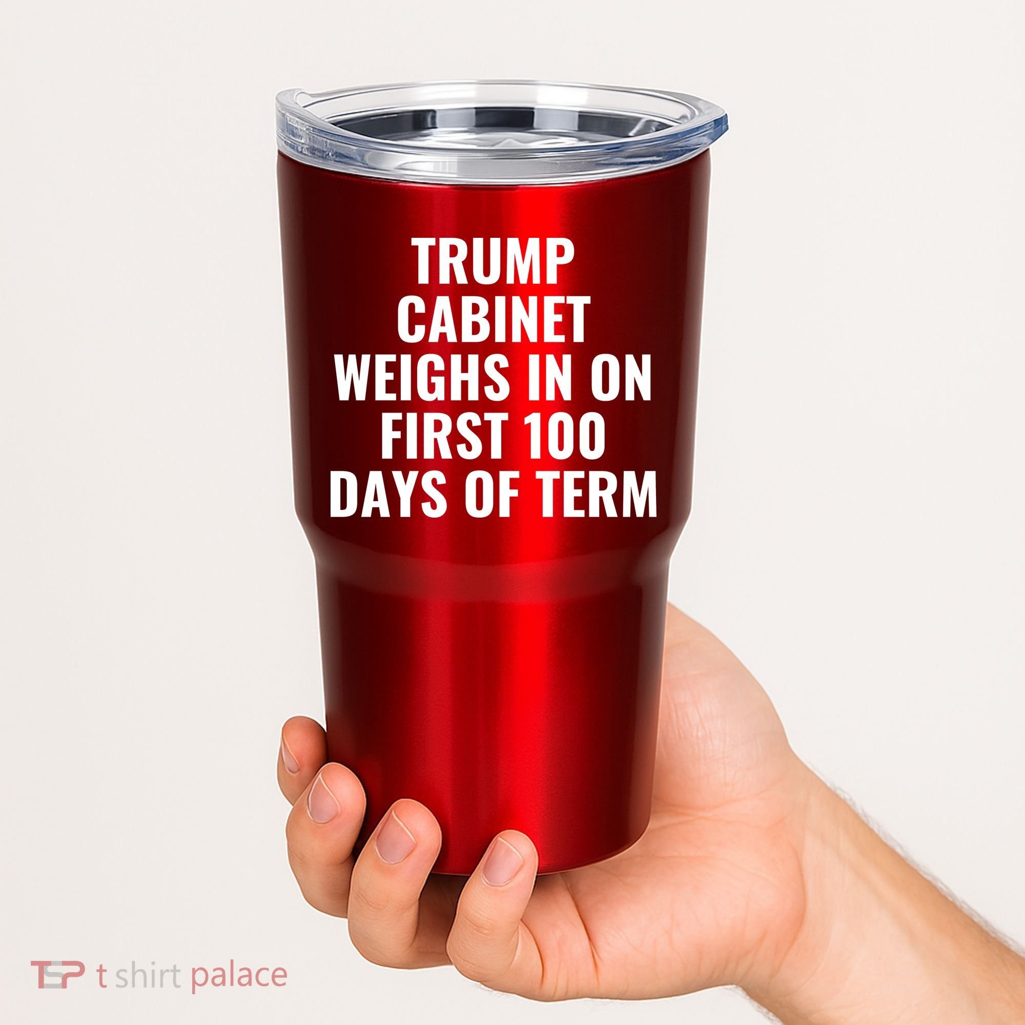 Trump Cabinet Weighs In On First 100 Days Of Term Tumbler