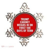 Trump Cabinet Weighs In On First 100 Days Of Term Ornament thumb 0