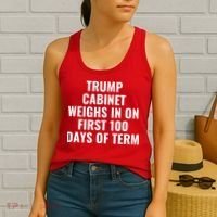 Trump Cabinet Weighs In On First 100 Days Of Term Women's Tank Top thumb 2