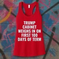 Trump Cabinet Weighs In On First 100 Days Of Term Women's Tank Top thumb 3