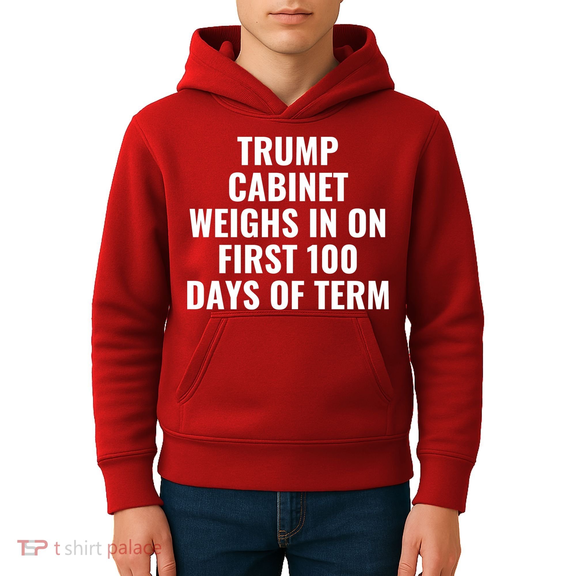 Trump Cabinet Weighs In On First 100 Days Of Term Kids Hoodie