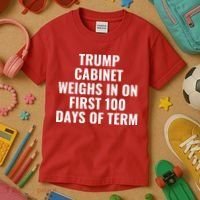 Trump Cabinet Weighs In On First 100 Days Of Term Kids T-Shirt thumb 3