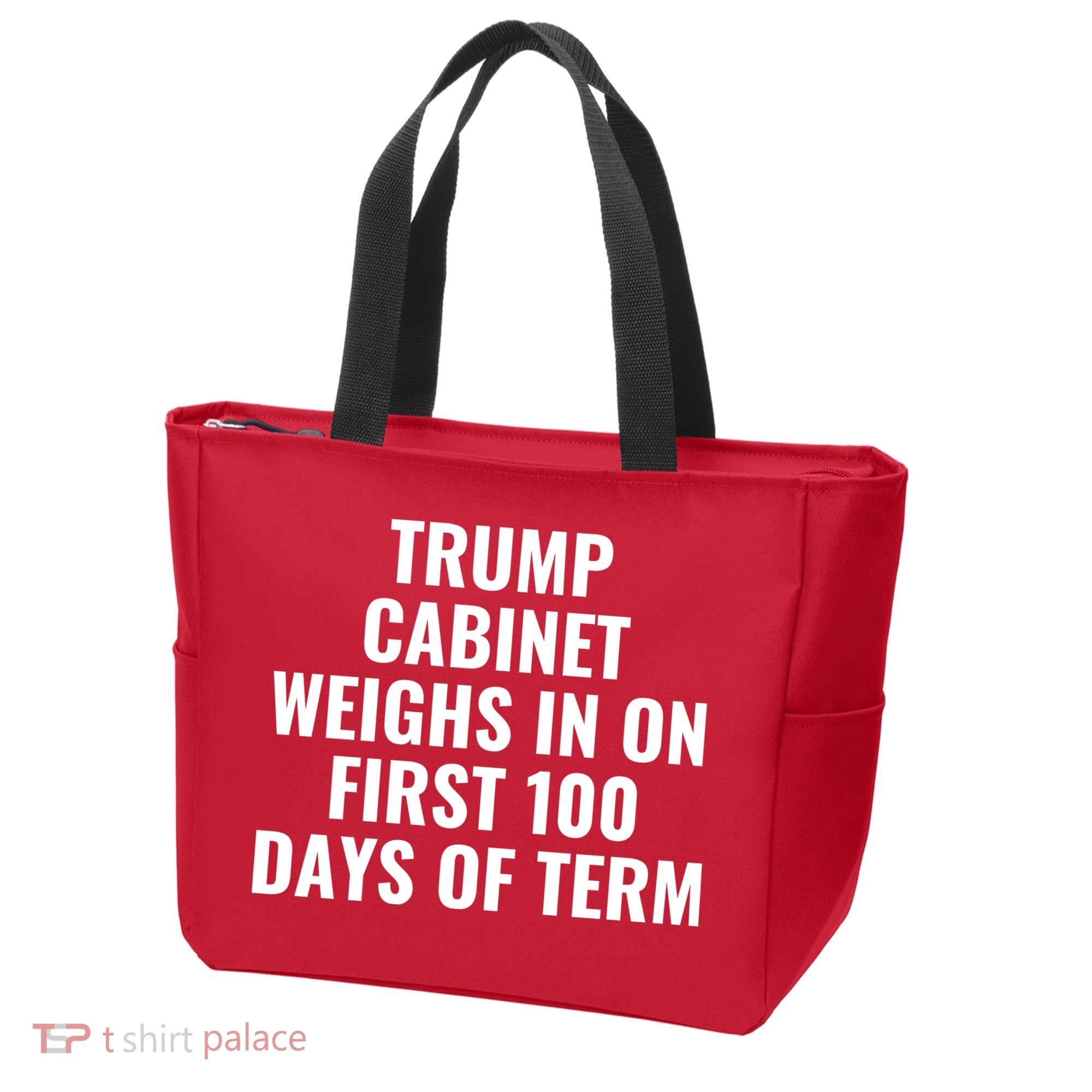 Trump Cabinet Weighs In On First 100 Days Of Term Tote Bag