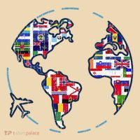 Traveler Countries World Flags International World Map Tote Bag thumb 4