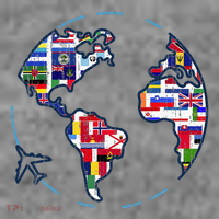 Traveler Countries World Flags International World Map Toddler Hoodie thumb 2