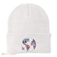 Traveler Countries World Flags International World Map Beanie thumb 0