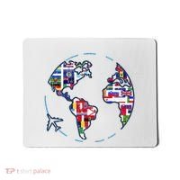 Traveler Countries World Flags International World Map Mousepad thumb 0