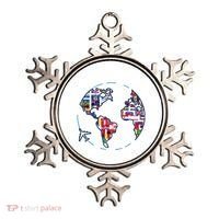 Traveler Countries World Flags International World Map Ornament thumb 0