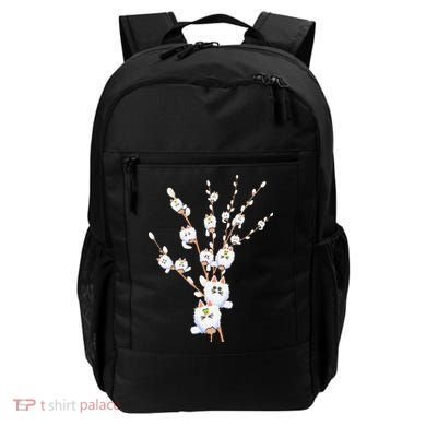 Tree Cat Willow Buds Flowers Tree Backpack