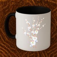 Tree Cat Willow Buds Flowers Tree Coffee Mug thumb 2