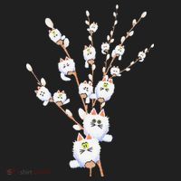 Tree Cat Willow Buds Flowers Tree Hat thumb 2