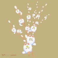 Tree Cat Willow Buds Flowers Tree T-Shirt thumb 7