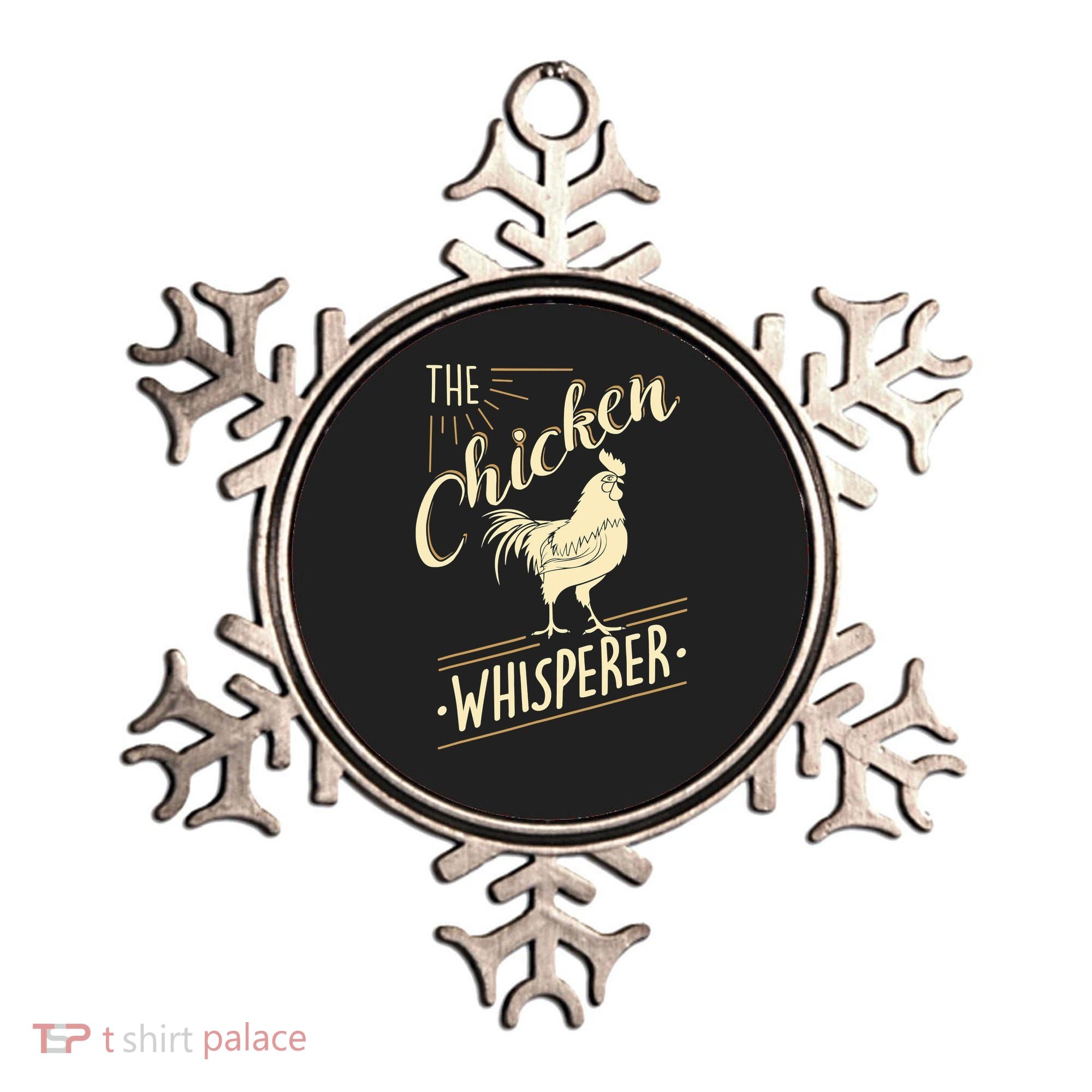 The Chicken Whisperer Funny Chicken Farming Morning Sun Ornament