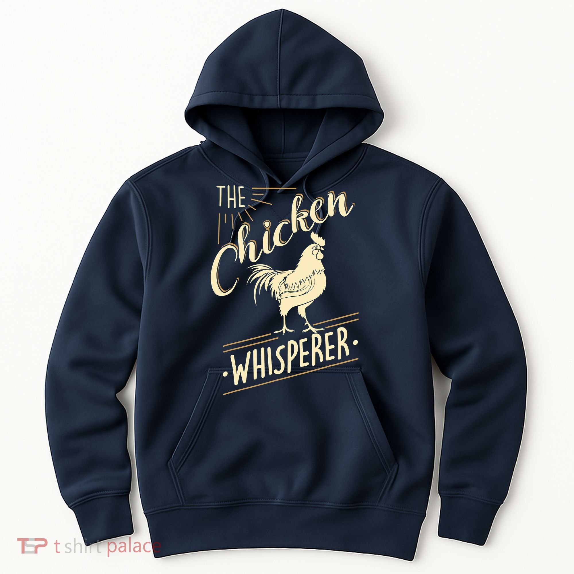 The Chicken Whisperer Funny Chicken Farming Morning Sun Hoodie