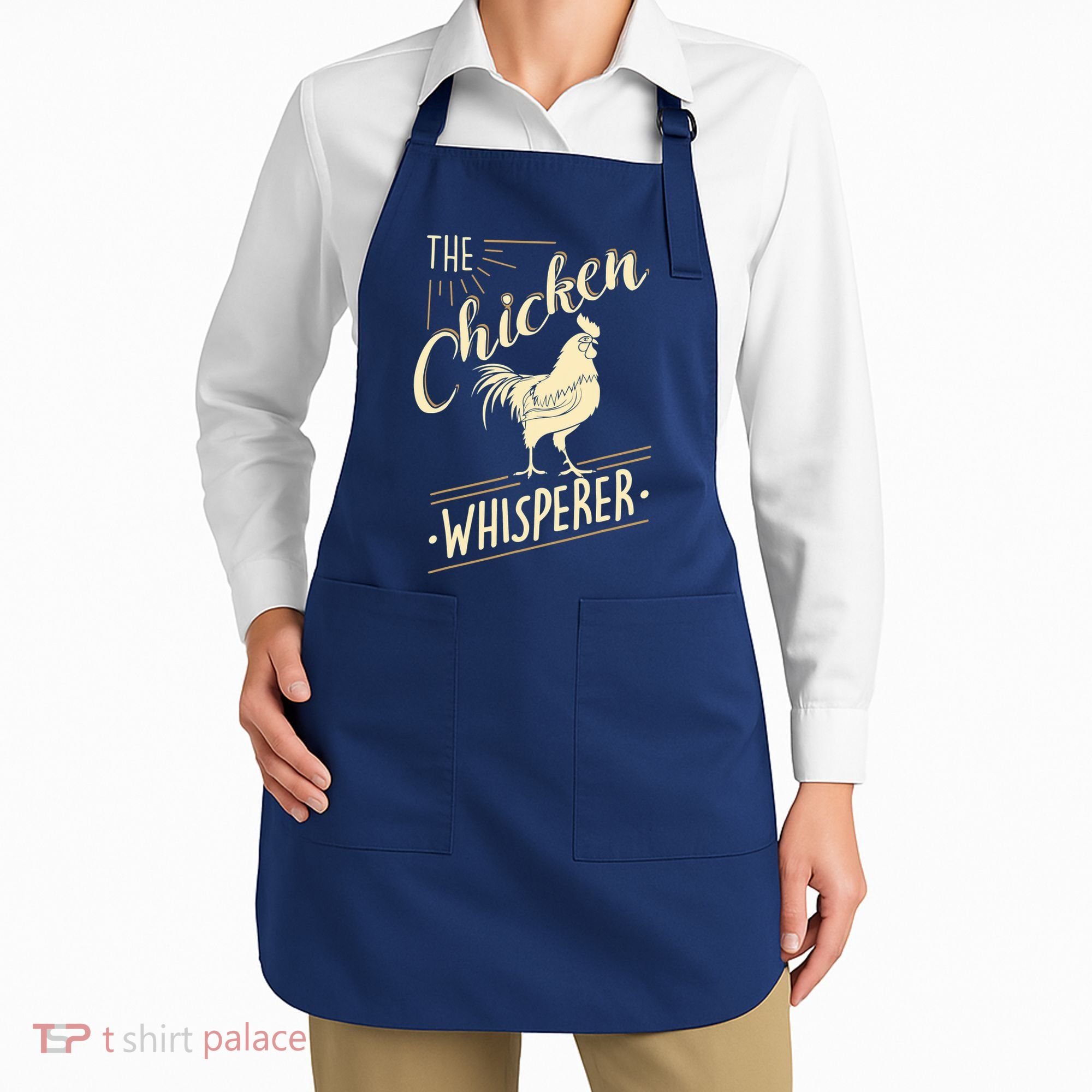 The Chicken Whisperer Funny Chicken Farming Morning Sun Apron