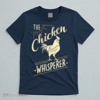 The Chicken Whisperer Funny Chicken Farming Morning Sun T-Shirt thumb 5