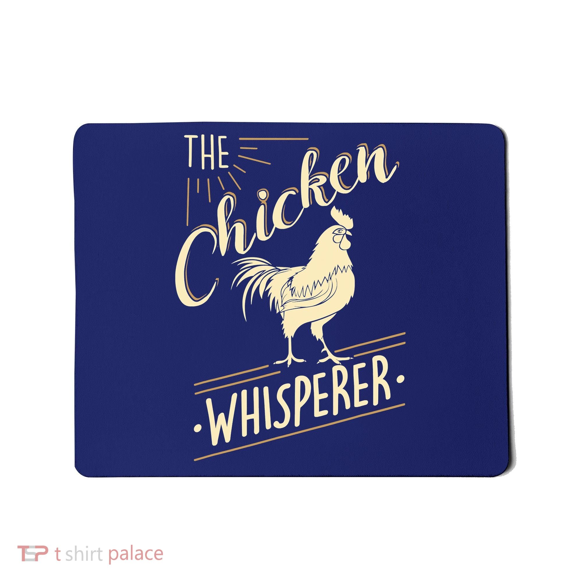 The Chicken Whisperer Funny Chicken Farming Morning Sun Mousepad