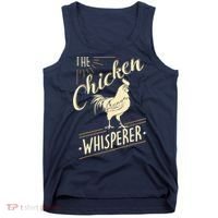 The Chicken Whisperer Funny Chicken Farming Morning Sun Tank Top thumb 0