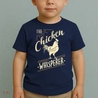The Chicken Whisperer Funny Chicken Farming Morning Sun Toddler T-Shirt thumb 2