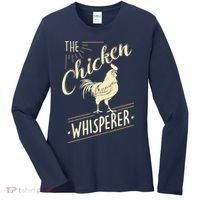 The Chicken Whisperer Funny Chicken Farming Morning Sun Women's Long Sleeve Shirt thumb 0
