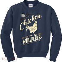 The Chicken Whisperer Funny Chicken Farming Morning Sun Kids Sweatshirt thumb 0