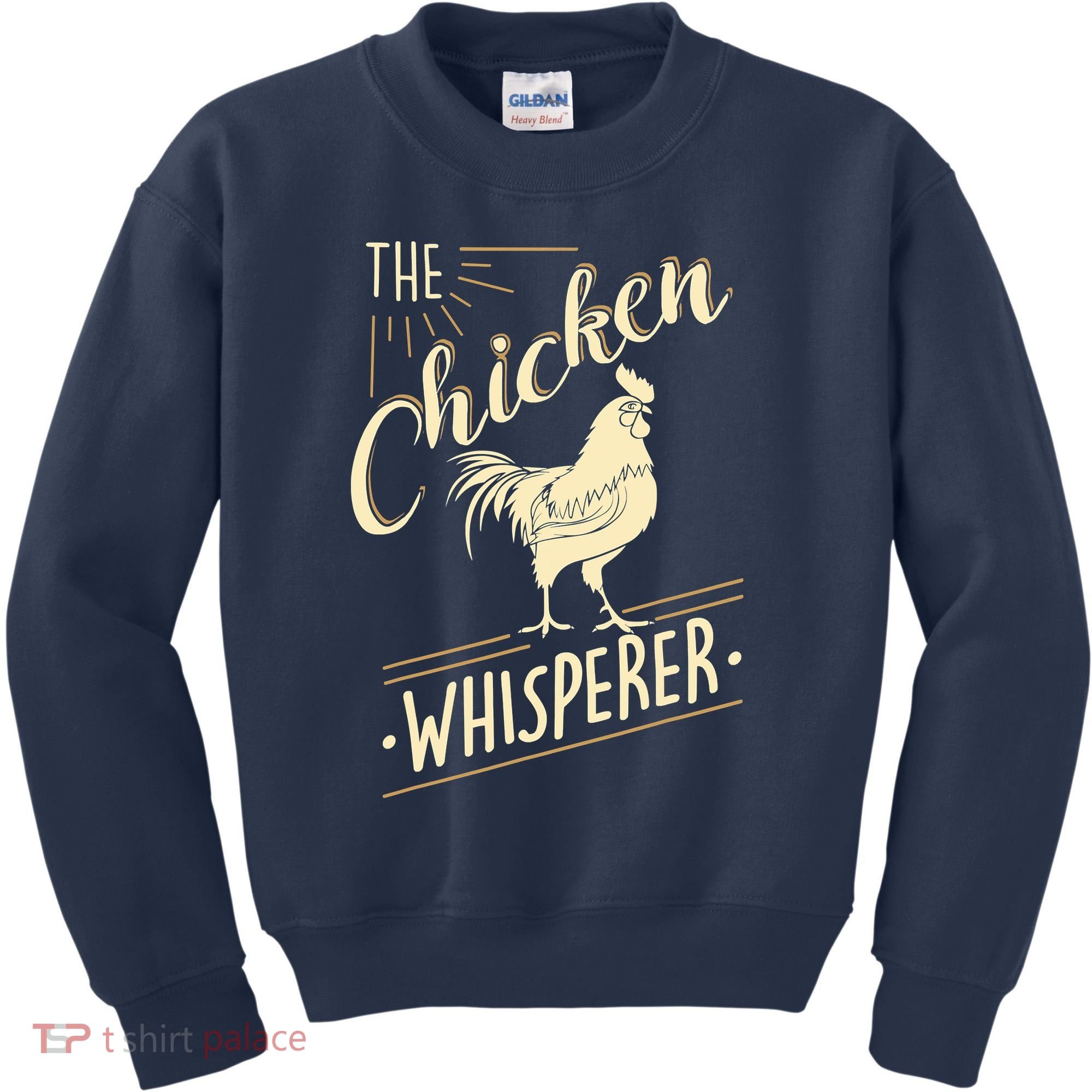 The Chicken Whisperer Funny Chicken Farming Morning Sun Kids Sweatshirt