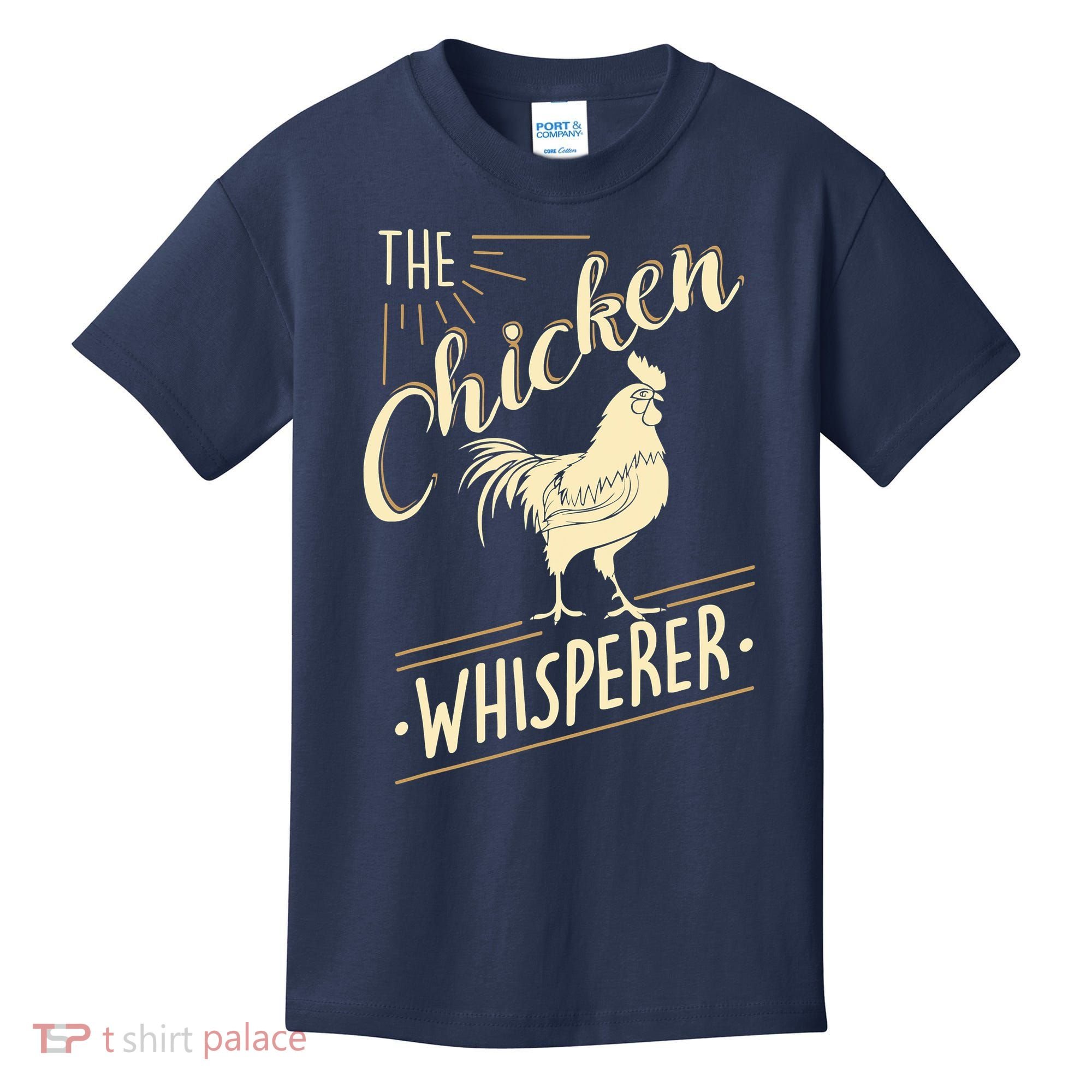 The Chicken Whisperer Funny Chicken Farming Morning Sun Kids T-Shirt
