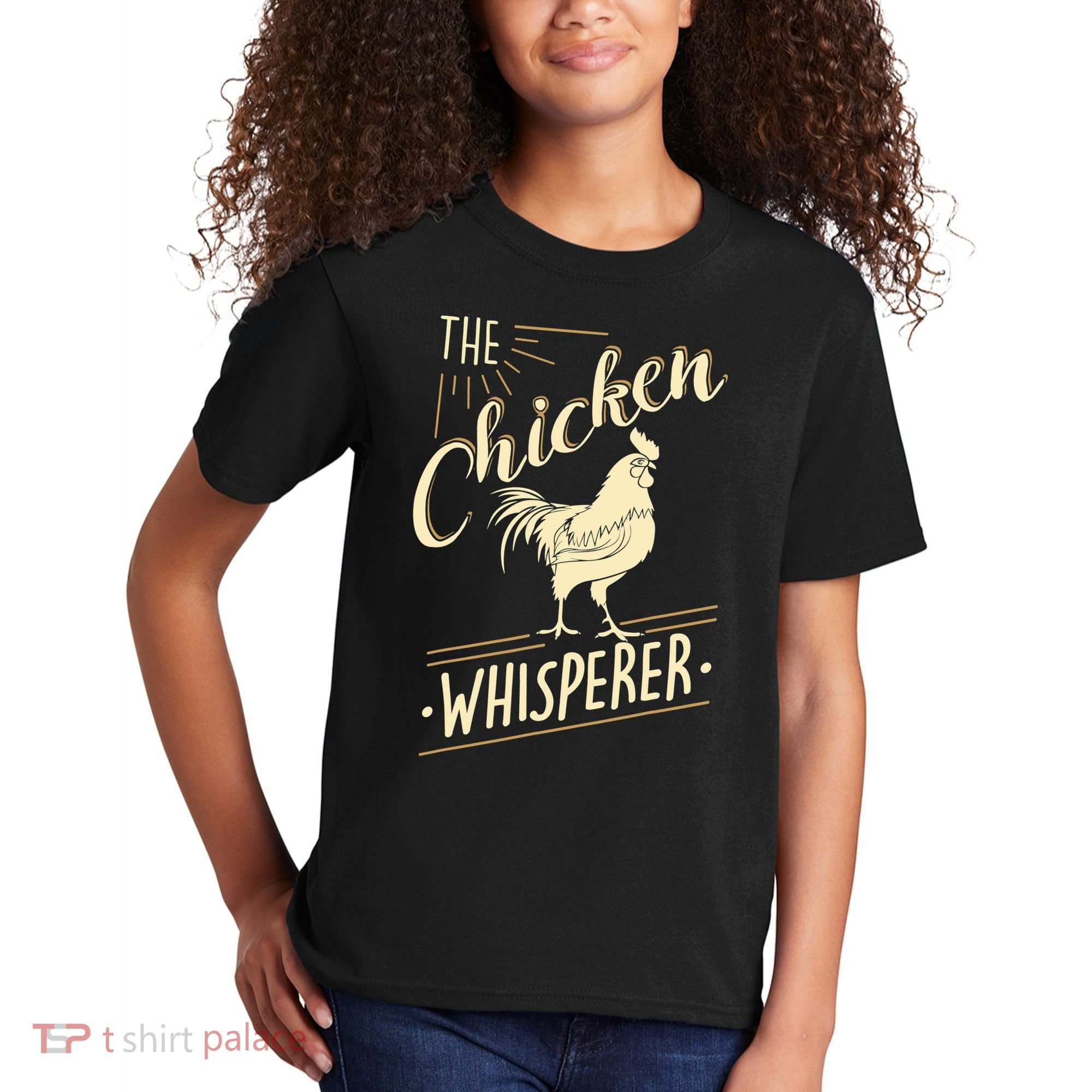 The Chicken Whisperer Funny Chicken Farming Morning Sun Kids T-Shirt