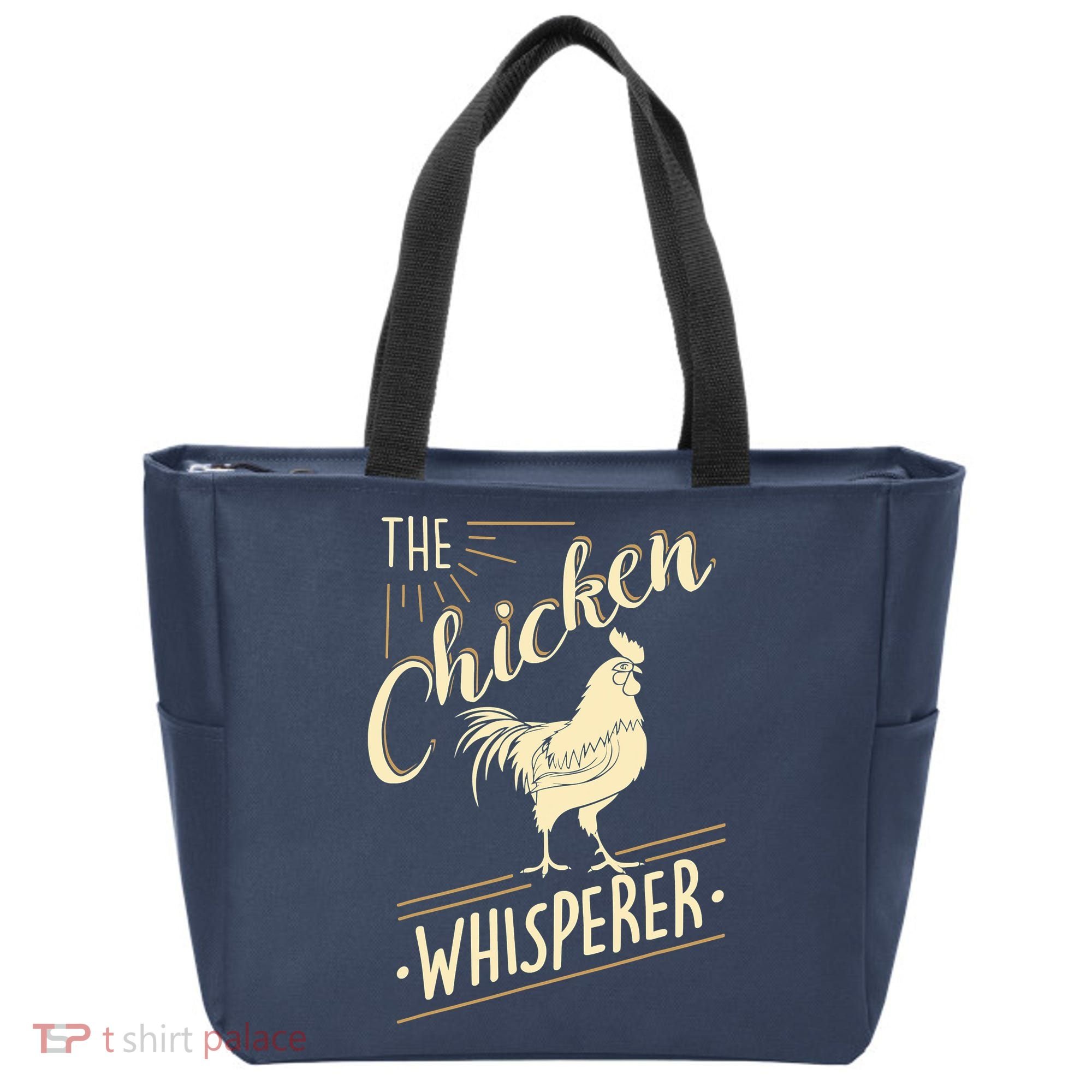 The Chicken Whisperer Funny Chicken Farming Morning Sun Tote Bag