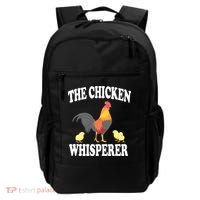 The Chicken Whisperer Funny Farm Animal Backpack thumb 0