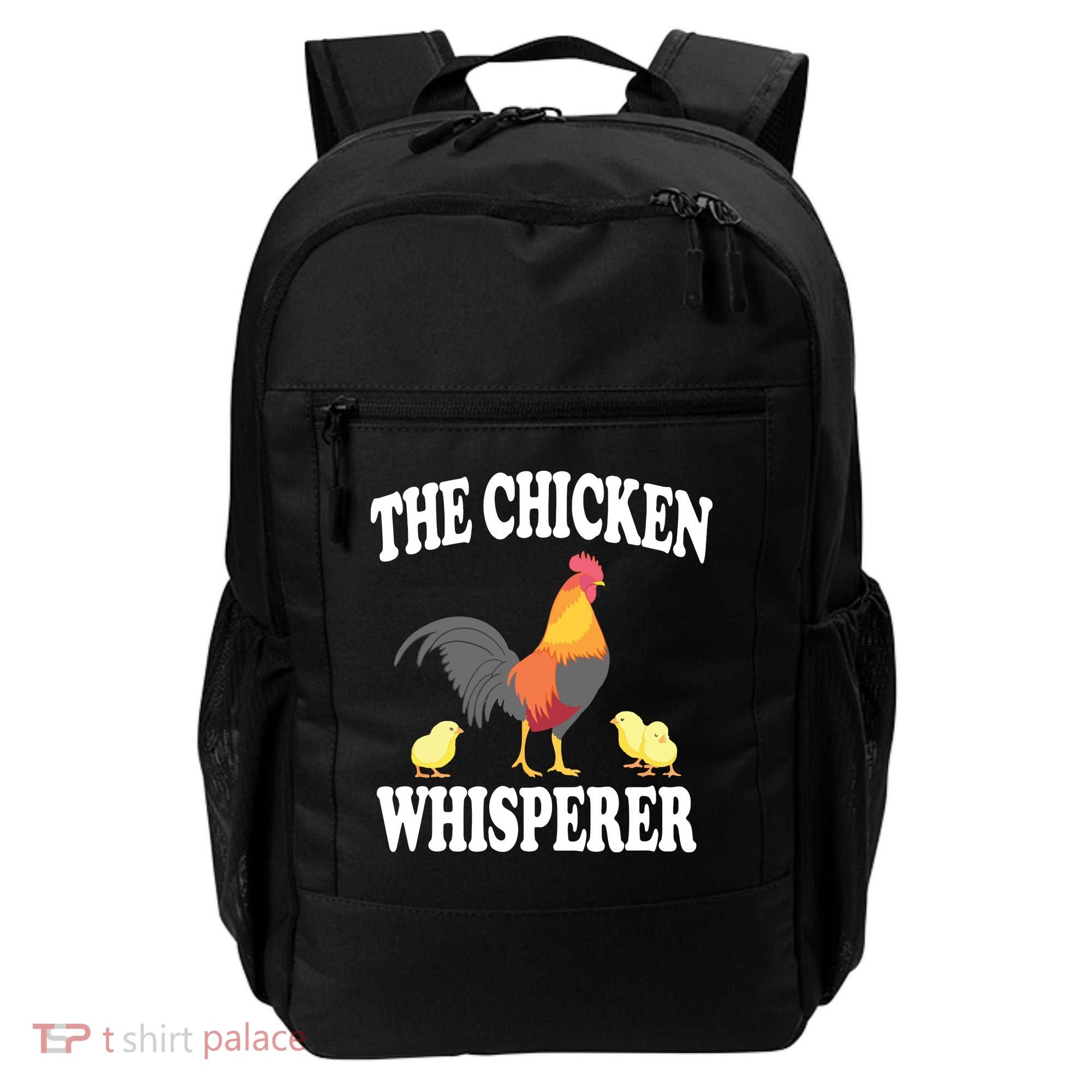 The Chicken Whisperer Funny Farm Animal Backpack