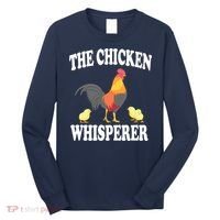The Chicken Whisperer Funny Farm Animal Long Sleeve Shirt thumb 0