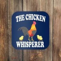 The Chicken Whisperer Funny Farm Animal Coaster thumb 0
