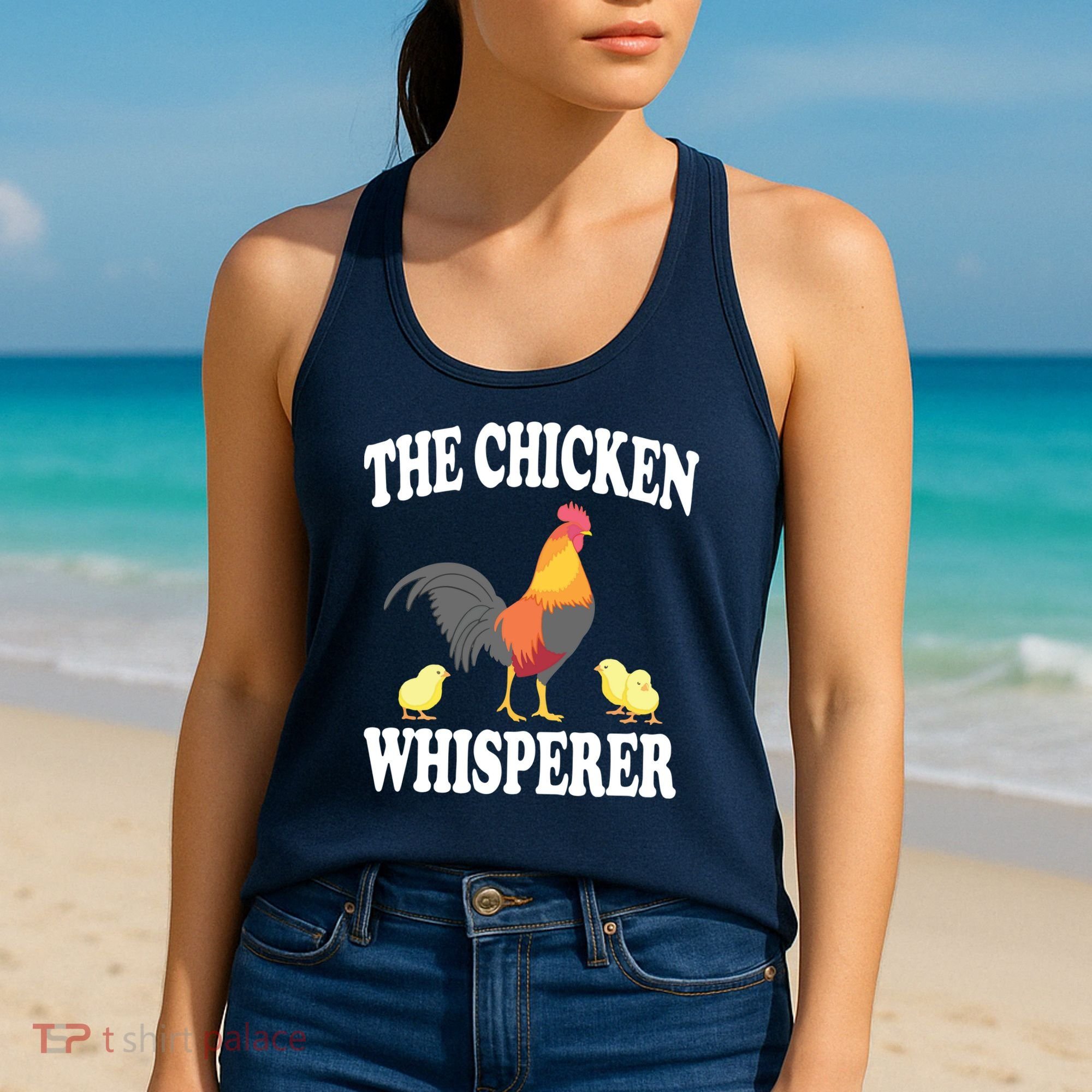 The Chicken Whisperer Funny Farm Animal Women's Tank Top