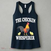 The Chicken Whisperer Funny Farm Animal Women's Tank Top thumb 3