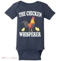 The Chicken Whisperer Funny Farm Animal Baby Bodysuit thumb 0