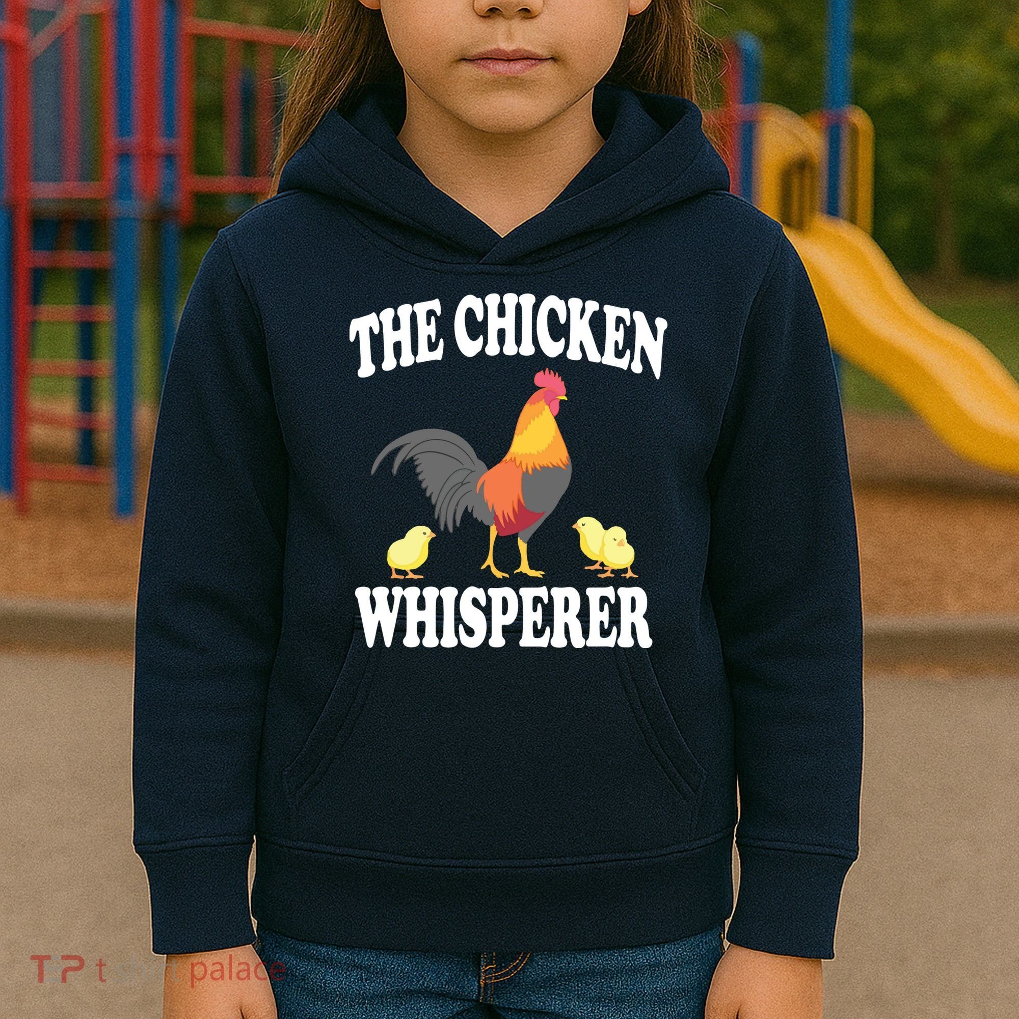 The Chicken Whisperer Funny Farm Animal Kids Hoodie