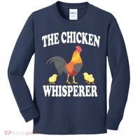 The Chicken Whisperer Funny Farm Animal Kids Long Sleeve Shirt thumb 0