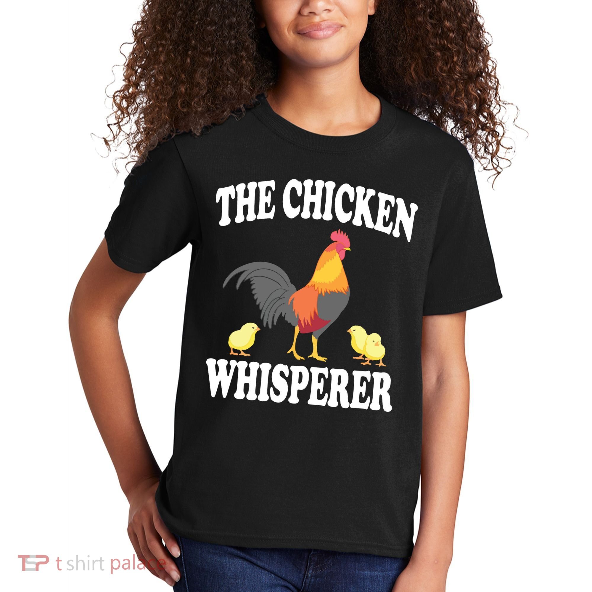 The Chicken Whisperer Funny Farm Animal Kids T-Shirt