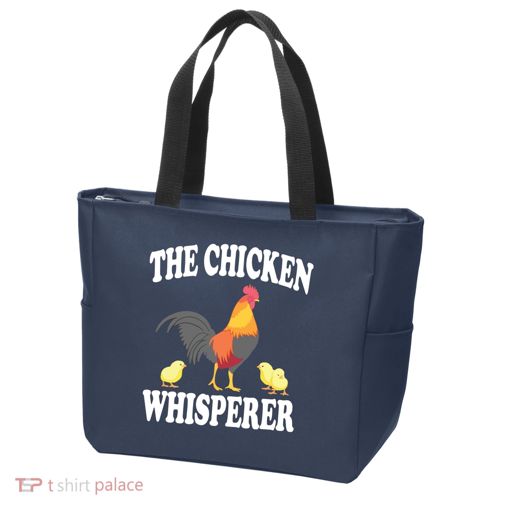 The Chicken Whisperer Funny Farm Animal Tote Bag