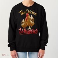 The Chicken Whisperer Funny Chicken Lover Farming Women's Sweatshirt thumb 0