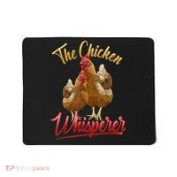 The Chicken Whisperer Funny Chicken Lover Farming Mousepad thumb 0
