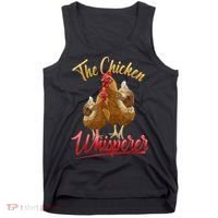 The Chicken Whisperer Funny Chicken Lover Farming Tank Top thumb 0