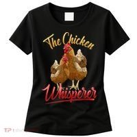 The Chicken Whisperer Funny Chicken Lover Farming Women's T-Shirt thumb 0